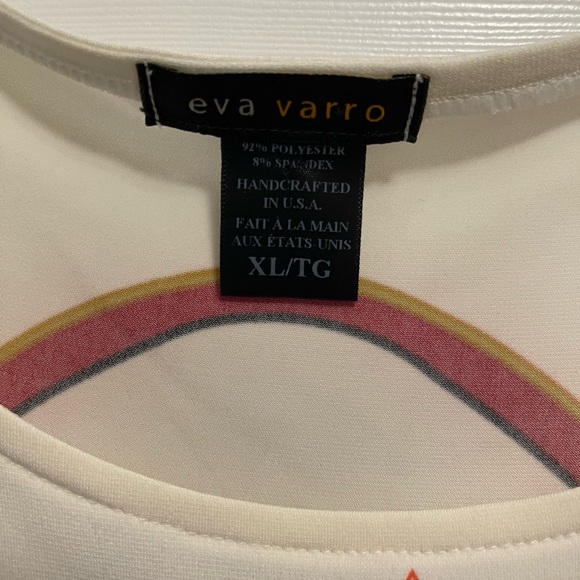 Eva Varro Black Red White Tunic - Picture 3 of 3